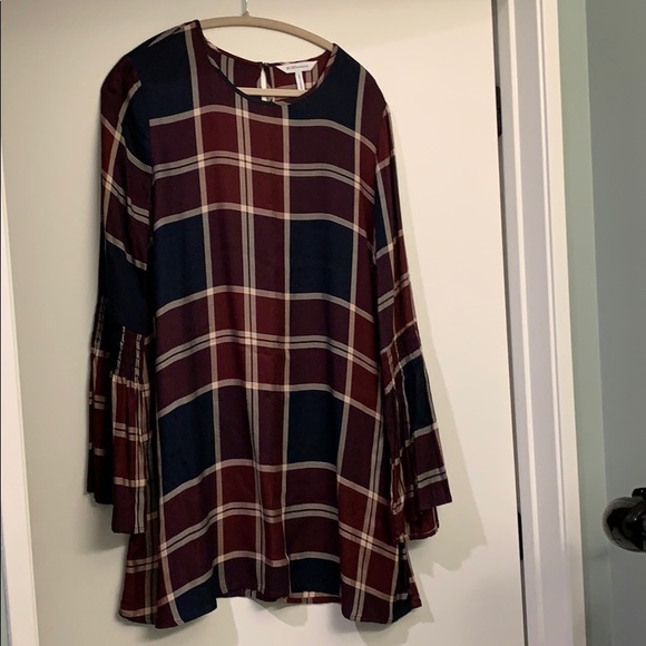 bcbgeneration plaid dress